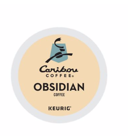 caribou coffee-驯鹿 obsidian coffee 黑曜石 k-cup咖啡胶囊18杯