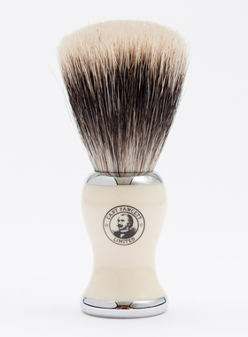 Captain Fawcett-Best Badger 仿象牙手柄 优质獾毛剃须刷