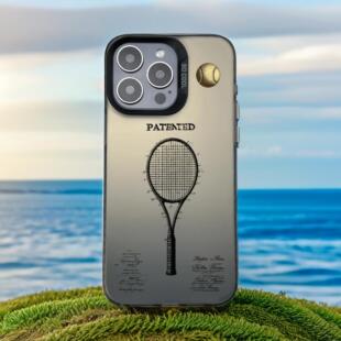 爱羽壳 适用于iphone16ProMax苹果17air14plus13彩银壳手机壳网球拍羽毛球主题防摔小众个性创意保护套高级感