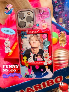 funnyns 送卡片 苹果iPhone17ProMax卡通新年兔子ins手机壳双层工艺16promax 15太可爱了软边14