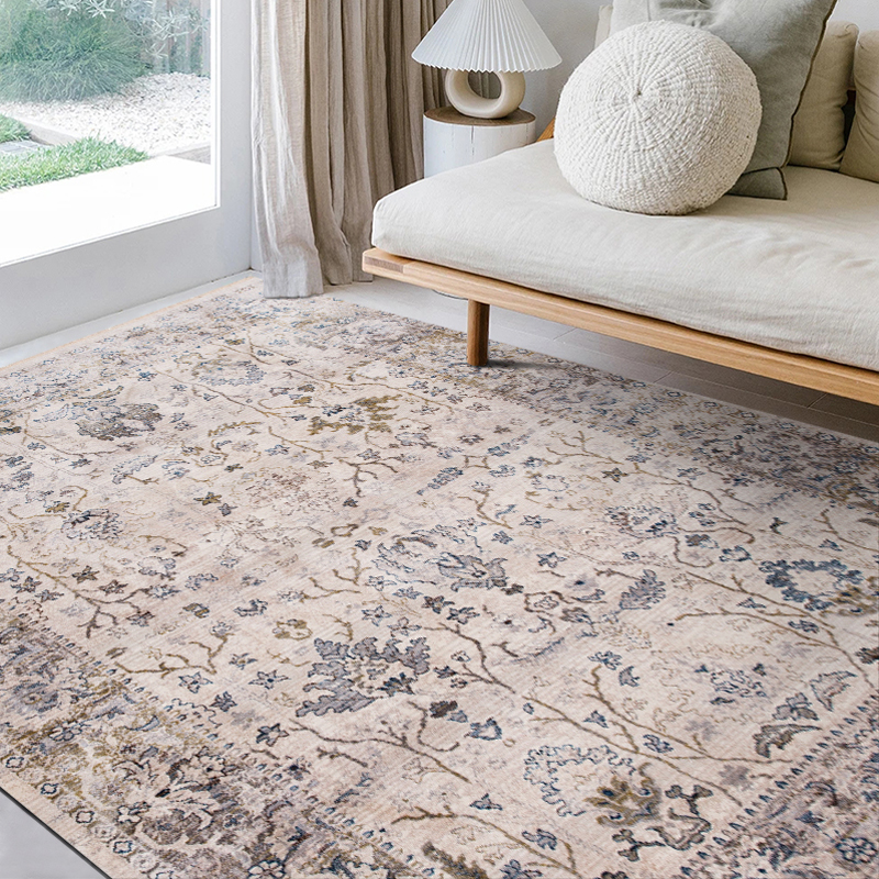 土耳其进口客厅茶几复古美式地毯