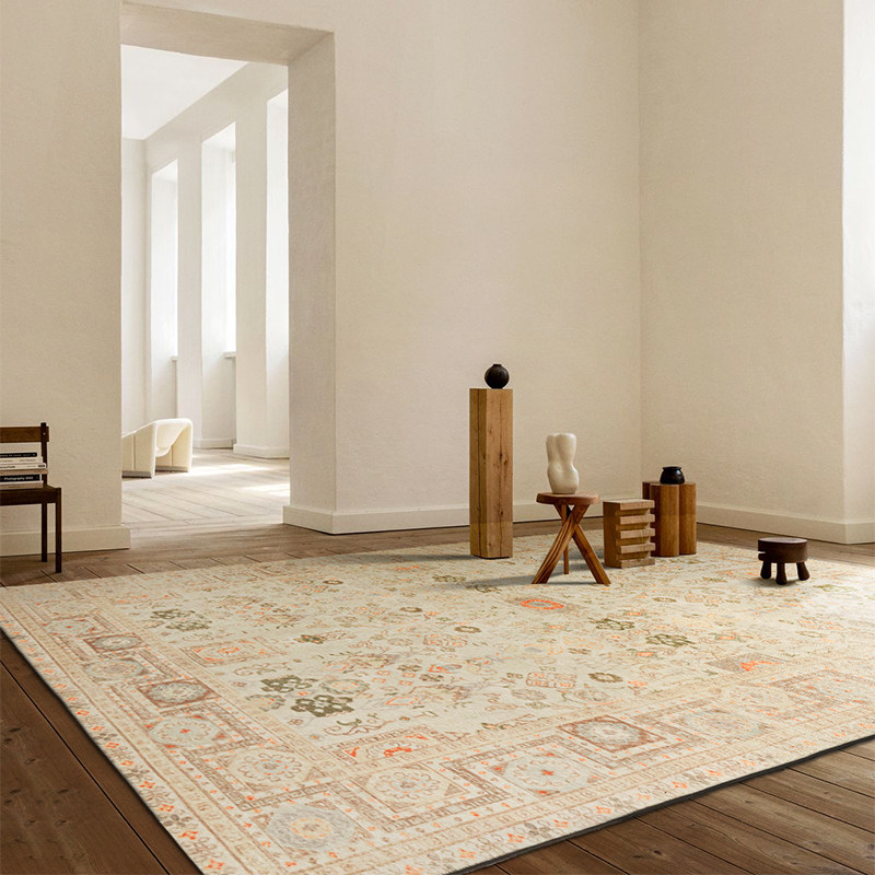 视觉味道 古典轻复古羊毛地毯客厅法式高级感ins风卧室小美式床边,居家布艺,地毯,淘宝优惠券,粉丝福利购,淘宝优惠卷