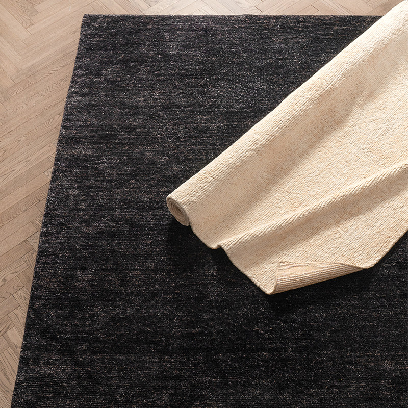 视觉味道进口沙发客厅地毯手工黄麻日式中式黑色高级书房茶几地垫,居家布艺,地毯,淘宝优惠券,粉丝福利购,淘宝优惠卷