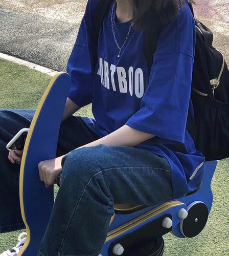 短袖t恤女学生宽松韩版印花纯棉