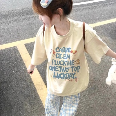 【100%纯棉】短袖设计感小众男女