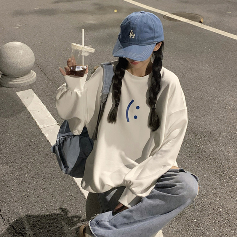 常规宽松纯棉美式复古印花