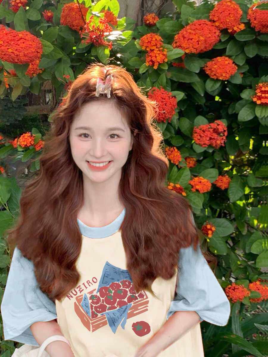 重磅纯棉男女甜美短袖印花图片