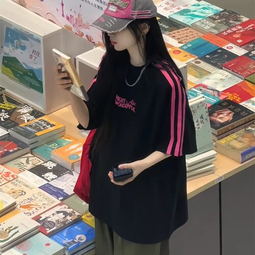 【100%纯棉】短袖设计感小众男女