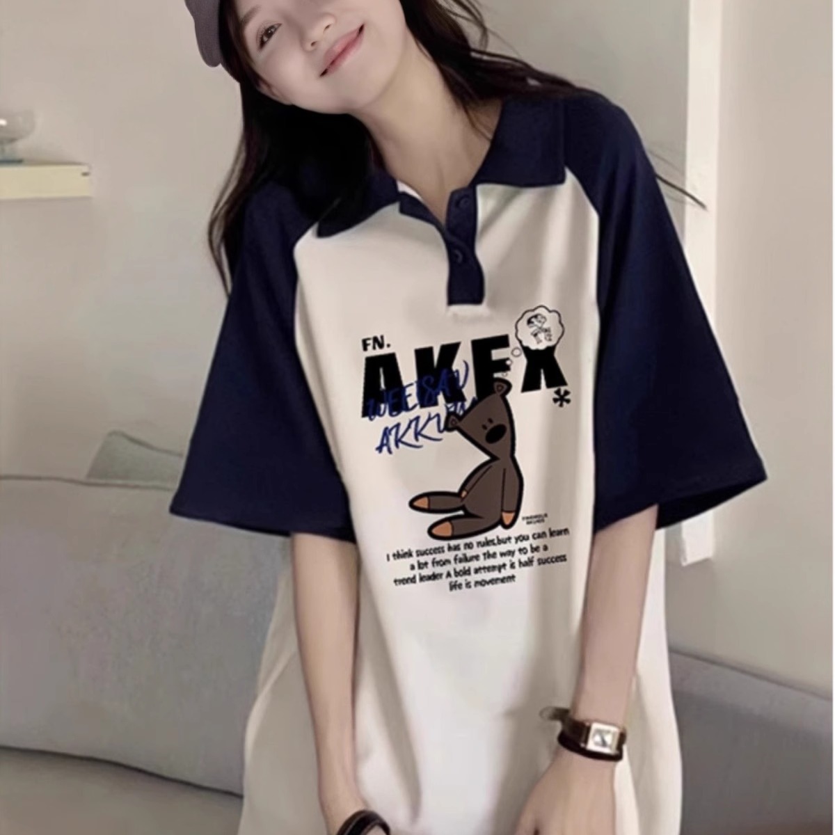 【100%纯棉】短袖设计感小众男女