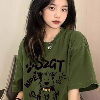 【100%纯棉】短袖设计感小众男女