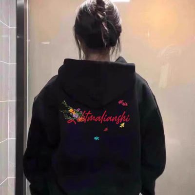 【重磅纯棉】秋冬美式连帽卫衣女