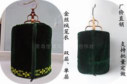 大欧鸟笼画眉鹩哥八哥 百灵金丝绒鸟笼衣 罩单拉链单层双层加厚