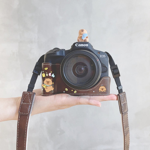 咖色元宝相机底座保护套