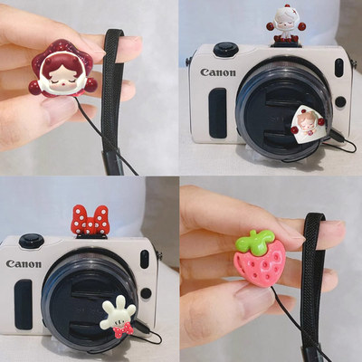 相机镜头盖防丢绳相机配件