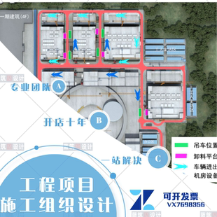 代做项目三维施工组织设计分阶段场地布置图进度计划整体流程规划