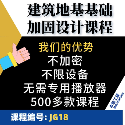 建筑地基基础加固设计课程视频 抗浮注浆锚杆静压桩 基础鉴定分析