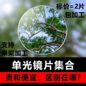 品牌单光镜片集合高清超薄非球双非耐磨防紫外线近视远视散光老花