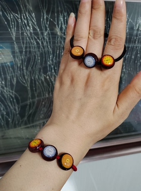 定制楞严文殊药师黄财神绿度母五路财神多宝手链生肖本命佛