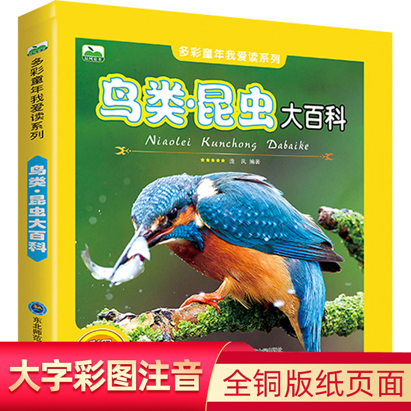 鸟类昆虫彩图注音版科普百科