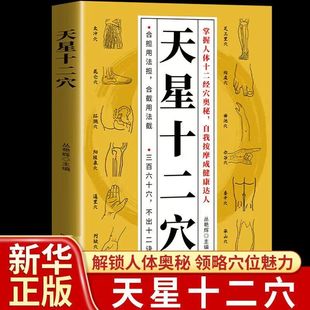 天星十二穴正版人体全身经络穴位图 道家全真派七子马丹阳金针度世心传 天心十二穴位中医入门讲人体经穴奥秘修学用药养生保健书籍