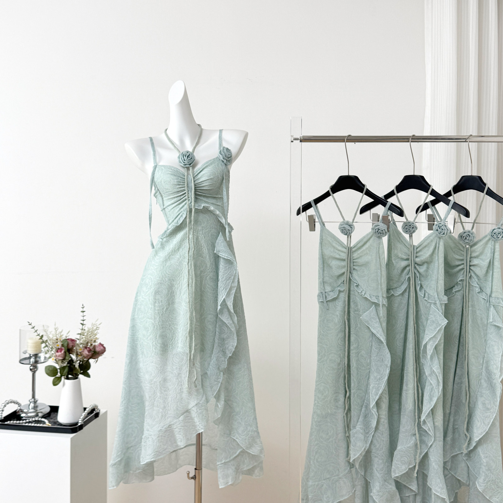 夏季新款海边三亚度假风温柔沙滩连衣裙女长款休闲穿搭吊带裙,女装/女士精品,连衣裙,淘宝优惠券,粉丝福利购,淘宝优惠卷