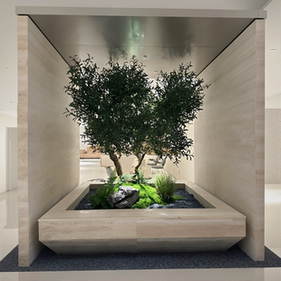 仿真橄榄树室内造景植物高档装饰树大型假树简约景观橱窗仿生绿植