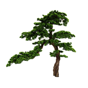 仿真松树迎客松罗汉松美人松大型落地绿植假树仿真树酒店景观布置