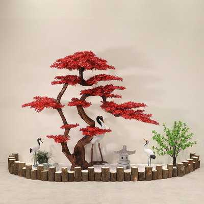 凌峰仿真树中国风红枫