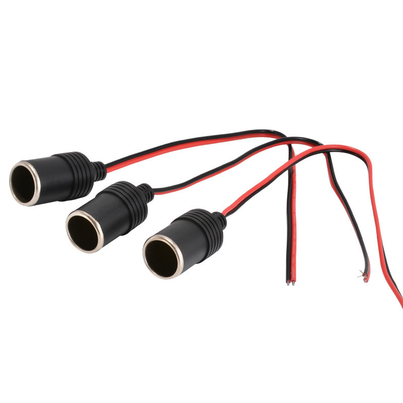 点烟器母座器插座点烟器母座点烟器母座线车充母座连接线