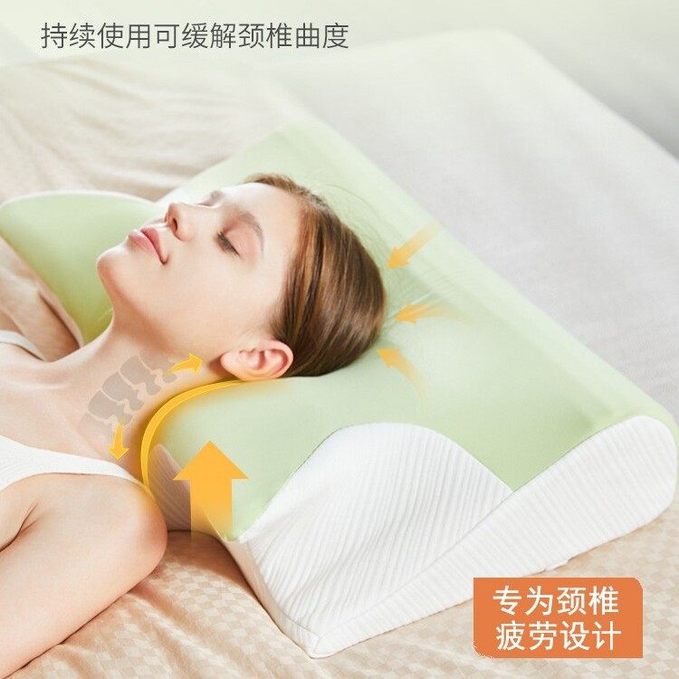 枕岛高级加高加厚健身人士胖子胖人打呼噜专用高枕头护颈椎助睡眠