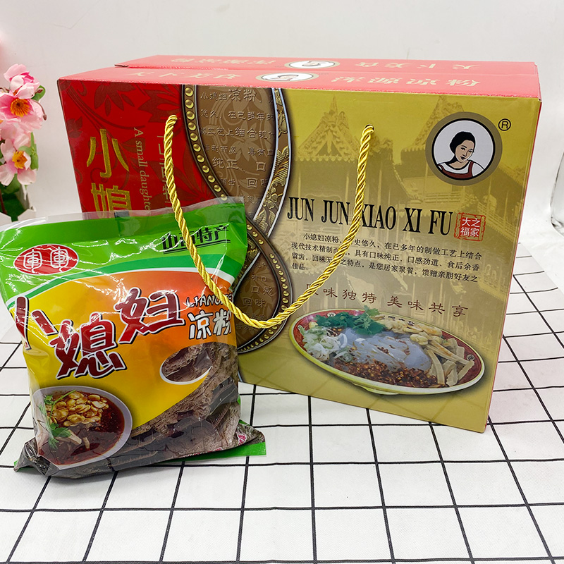 军军小媳妇凉粉500g*5袋山西大同特产即食凉粉正宗浑源凉粉礼盒装 粮油调味/速食/干货/烘焙 面粉/食用粉 原图主图