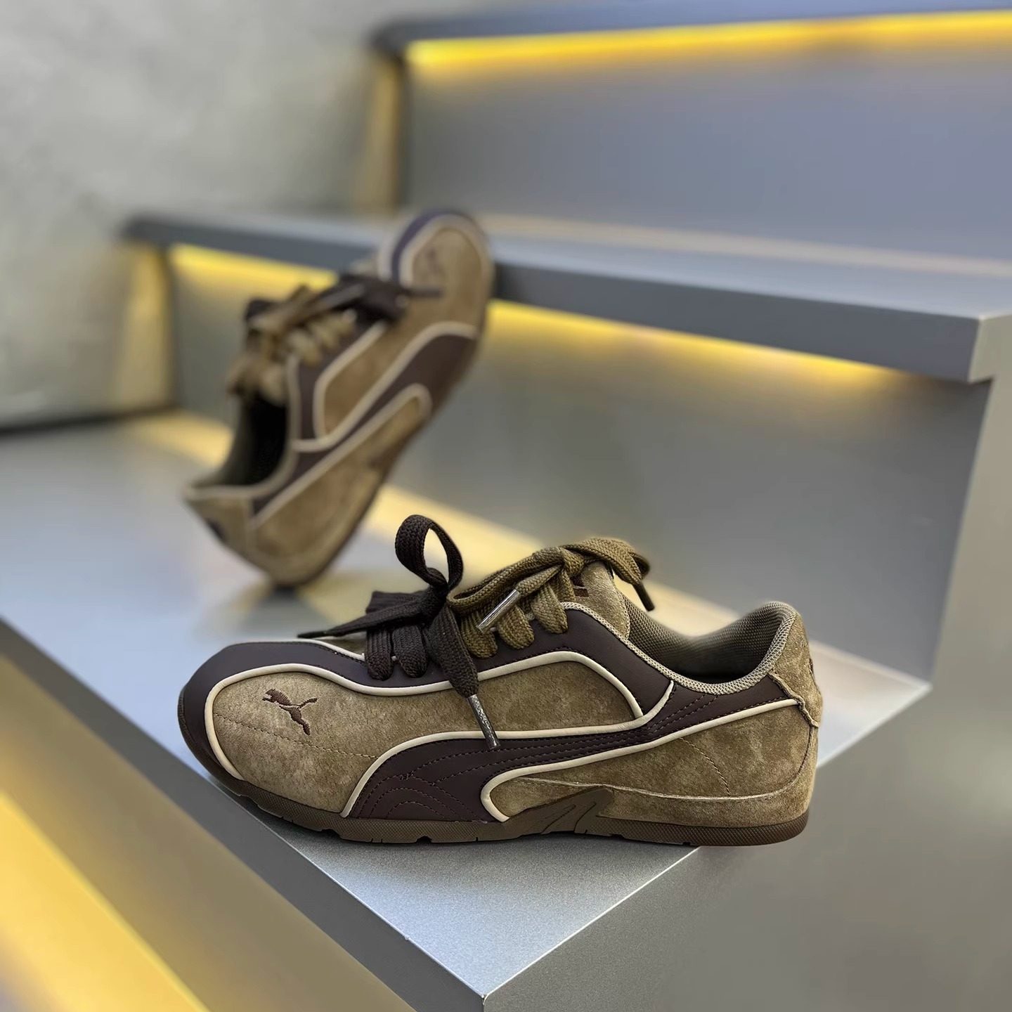 2025款复古德训鞋男士磨砂皮软底透气防滑运动休闲鞋秋冬潮流板鞋