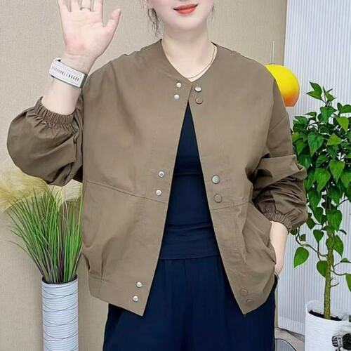 中老年棒球防晒外套女夏季薄款
