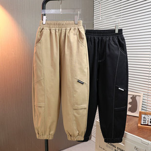 潮版 裤 儿童宽松休闲裤 子 男孩洋气时尚 新款 男童秋季 工装