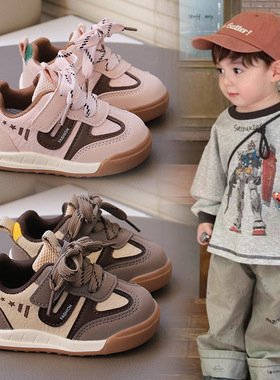 宝宝学步鞋1-3岁半软底婴儿鞋春秋新款防滑男童运动鞋儿童板鞋女2