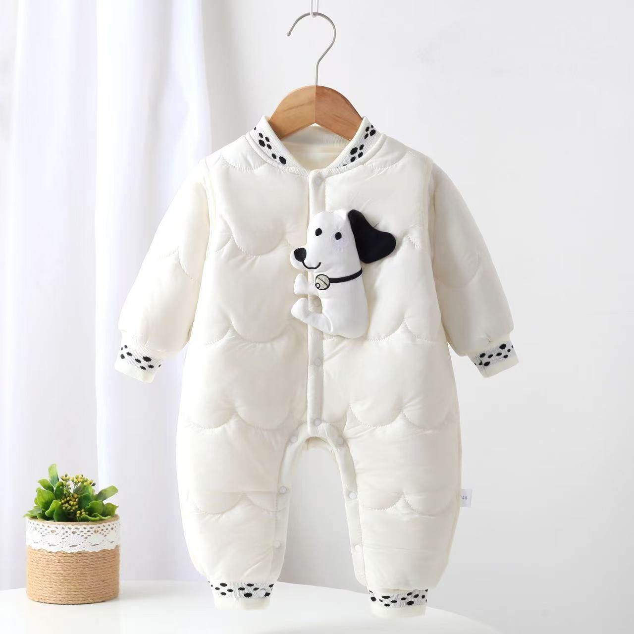 婴儿男女连体衣秋冬季宝宝加绒保暖加厚哈衣爬服新生儿衣服外出服,童装/婴儿装/亲子装,棉袄/棉服,淘宝优惠券,粉丝福利购,淘宝优惠卷