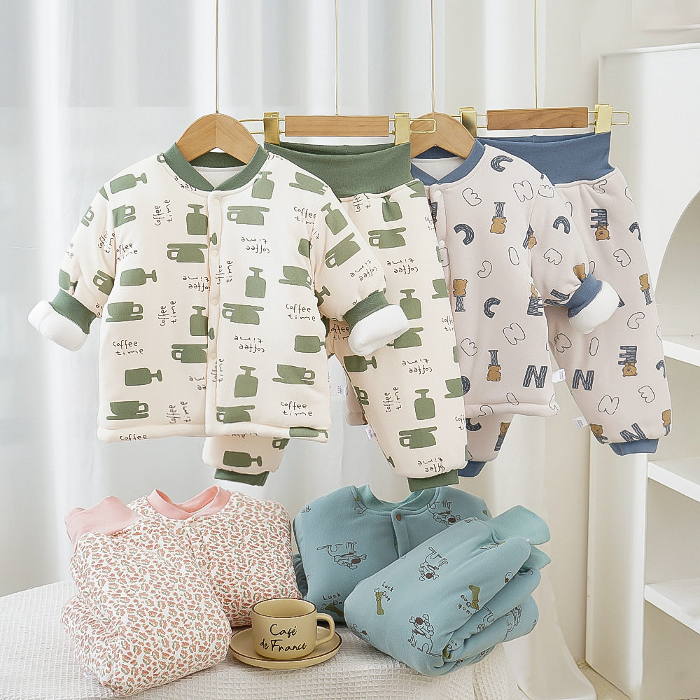 儿童棉衣套装宝宝冬季棉袄棉裤厚款180克棉外穿打底新款小童2件套,童装/婴儿装/亲子装,套装,淘宝优惠券,粉丝福利购,淘宝优惠卷