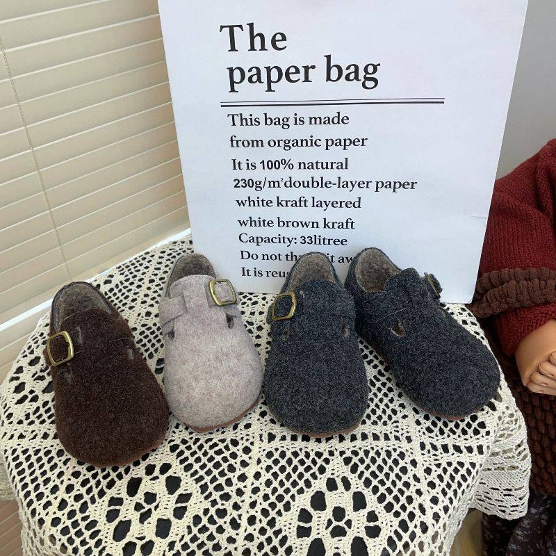 ins儿童勃肯棉鞋2025冬季新款韩版女童加绒毛毛鞋男童保暖豆豆鞋,童鞋/婴儿鞋/亲子鞋,棉鞋,淘宝优惠券,粉丝福利购,淘宝优惠卷