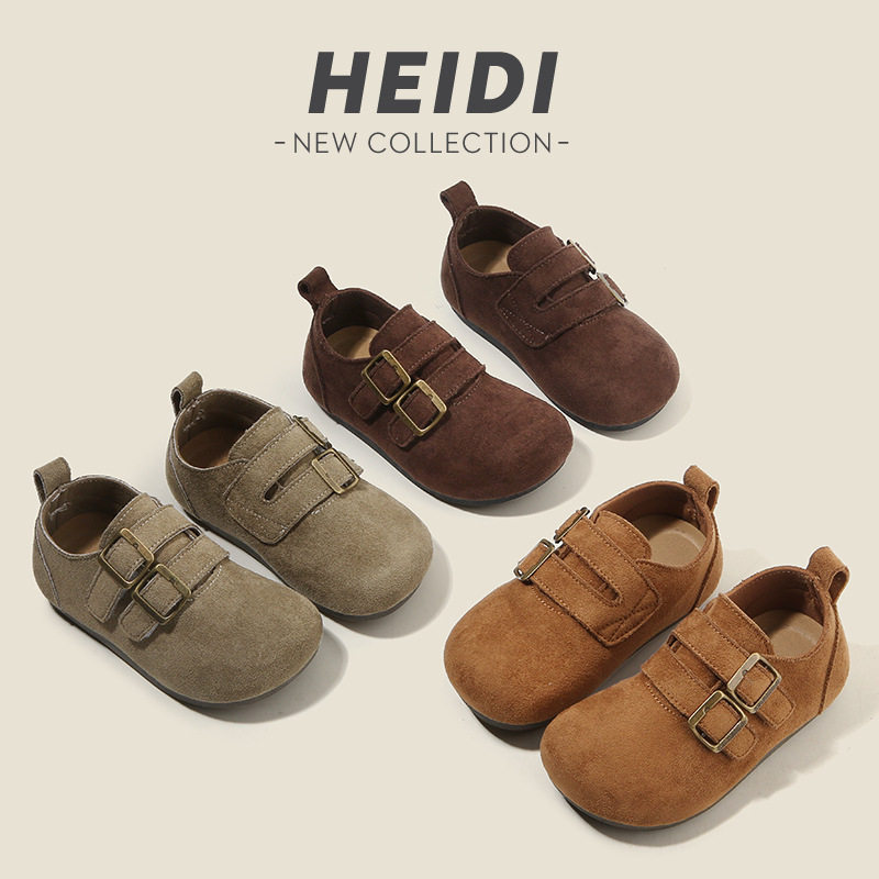 儿童勃肯鞋2026春秋新款女童小皮鞋复古男童豆豆鞋软底宝宝鞋单鞋,童鞋/婴儿鞋/亲子鞋,皮鞋,淘宝优惠券,粉丝福利购,淘宝优惠卷