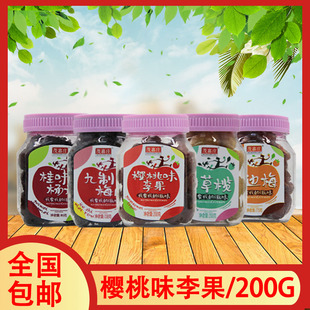 茂嘉庄200g樱桃味李果九制梅肉桂味杨梅甘草榄多味梅系列零食解馋