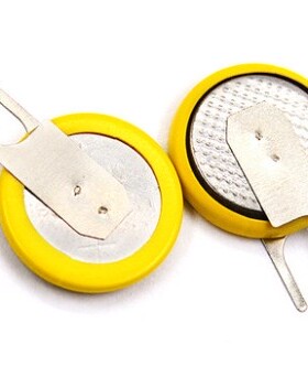 左刀 CR1220 侧立纽扣电池 3V立式焊脚 笔记本BIOS电池脚距4mm