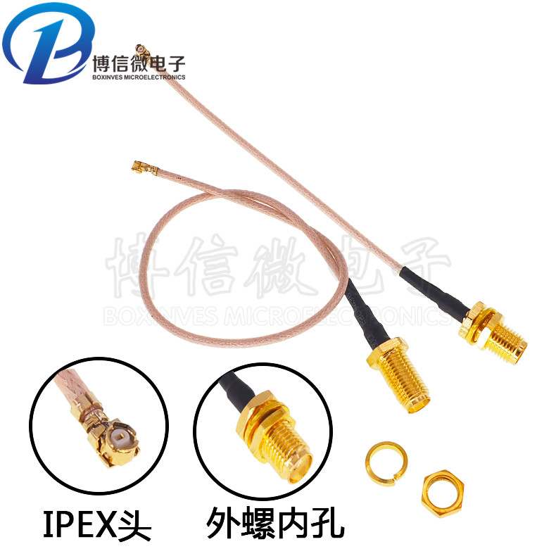 ipexsma母头外螺内孔镀银