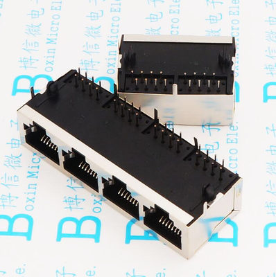 RJ45插座 59 21MM 网络接口 RJ45插座1*2 1*4  双口四口网络插座