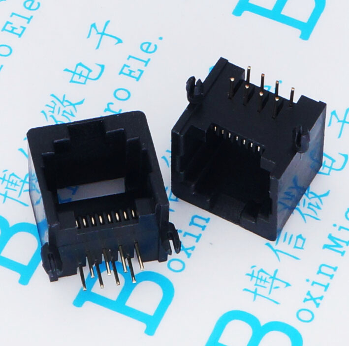 RJ11²å×ù 8P8C ºÚÉ«²å×ù RJ45µç»°²å×ù Ë®¾§Í·Ä¸×ù 8оˮ¾§Í·