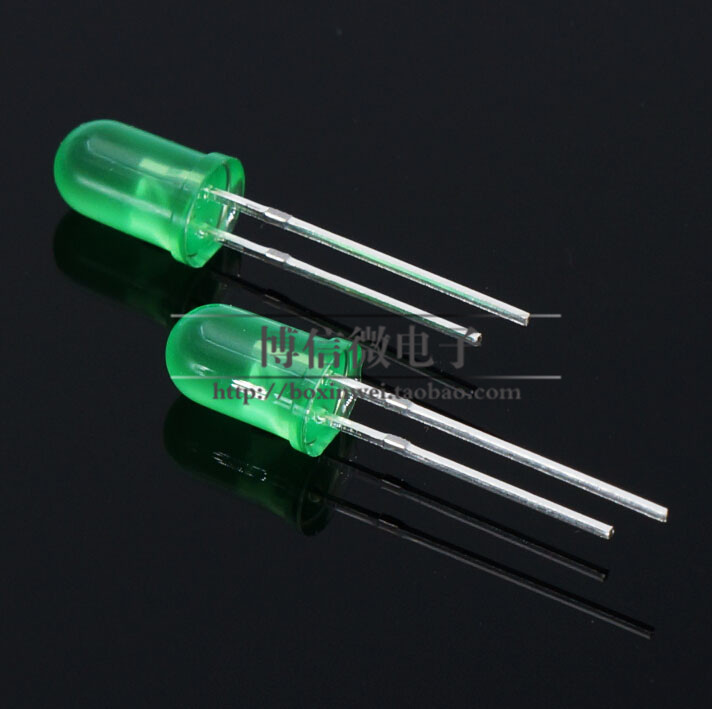 1K装5MM绿发绿F5绿色LED发光