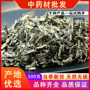 同仁堂品质野生小蓟青刺蓟刺蓟菜刺角菜刺儿草中药材可磨粉500克g