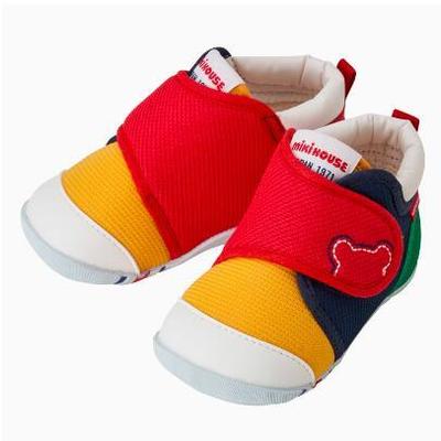 新款日本mikihose抗菌一二段获奖学步鞋10-9311-492/10-9312-495