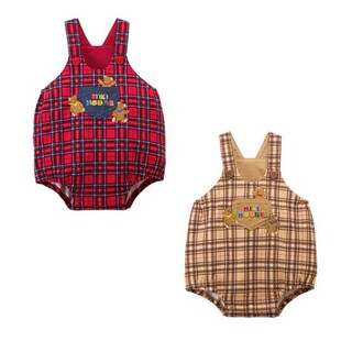 8月特价日本制mikihouse儿童格子田鸡裤13-1501-575