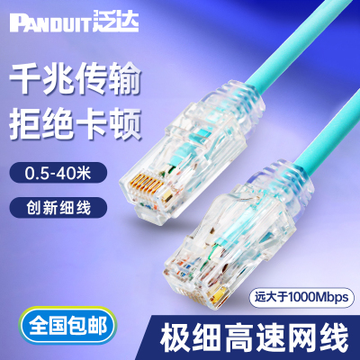泛达六类28AWG细跳线高密LSZH