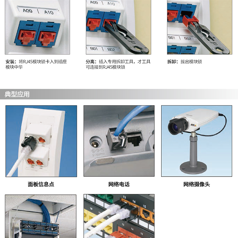 RJ45网线锁端口锁